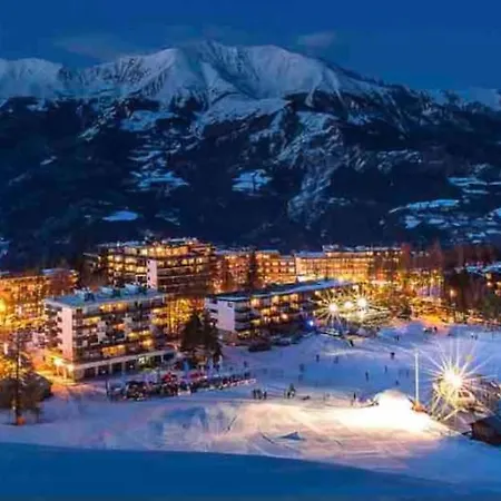 Apartment Studio Standing Praloup 1600 Dernier Etage 4 Personnes Vue Epoustouflante Premium Uvernet-Fours